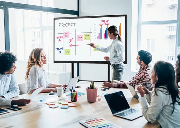 AIインタラクティブホワイトボードの製品画像